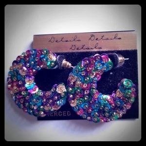 Multi color earrings